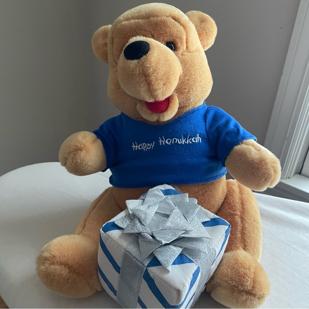 Happy Hanukkah Disney Pooh Holiday Bear